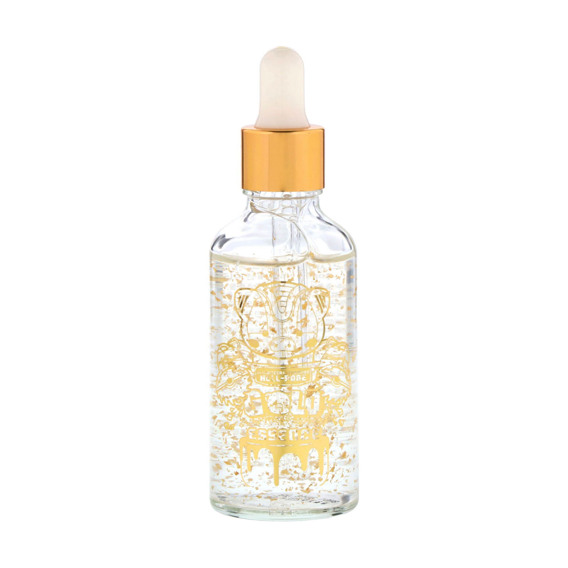 Уцінка! Есенція для обличчя Elizavecca Milky Piggy Hell-Pore Gold Essence з частинками золота 24 карати, 50 мл